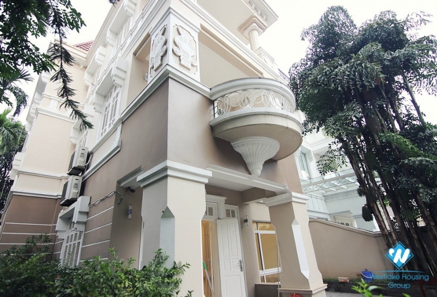 High quality and spacious house for rent in Ciputra, Tay Ho, Hanoi - Unfurnished